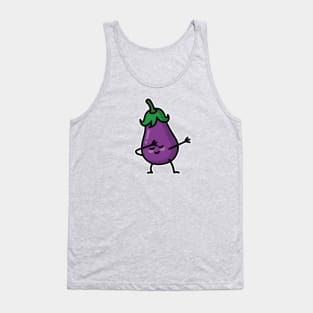 Aubergine eggplant dab dabbing Tank Top